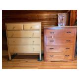 LOT OF 2 DRESSERS