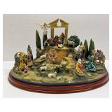 THE DANBURY MINT "THE NATIVITY" DIORAMA IN