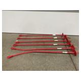 LOT OF 6 40" X 4" ANCHORS