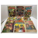 9 VINTAGE COMIC BOOKS