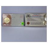 JOHN F. KENNEDY - ABRAHAM LINCOLN COIN SET & OHIO