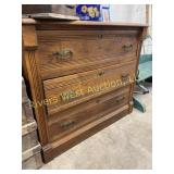 Vintage wood dresser