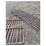 Two home made cattle guards