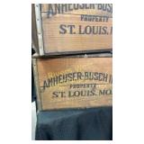 Set of Centennial Anheuser Busch 1976 crates