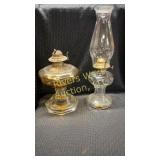 Two Vintage Oil lamps