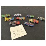 9x Various Diecast Cars