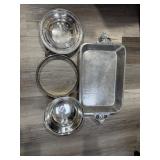 Group: Metal Bowls & Trays