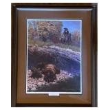 Framed Gary Carter Print "When Predators Meet"