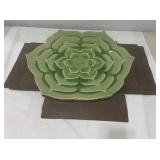 Ceramic Center Piece Leaf Platter