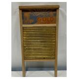 Gold Washboard Co. Washboard