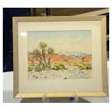 Framed Water Color Print