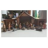 Vintage Nativity Set