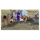 Wood Traditional Nativity Set