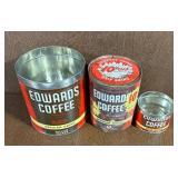 Edwardï¿½s coffee cans