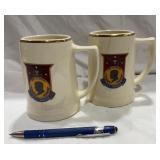 USSForrestal Patch Ceramic Mugs