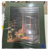 1979 J E Trott Steamboat Painting