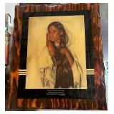 Wood Native American Picture