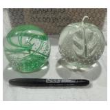 Glass Paper Weight/Decor