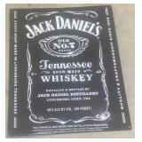 Jack Daniels Old #7 Tin Ad Sign