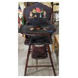 Vintage Wood Highchair