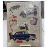 1951 Ford Advertizing Poster