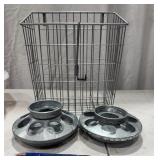 Galvanized Chick Feeders