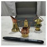 Mini Copper Brass Doll House Kitchenware