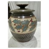 Signed Pottery Canister