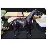 Leather horse