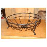 Longaberger wrought iron fruit bowl holder