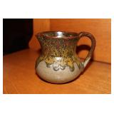 Drip glaze art pottery pitcher