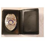 PGH hospital special police badge in holder