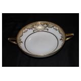 Noritake Fleurgold cornucopia handpainted double