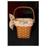 Signed Longaberger 2006 Dresden basket with liner