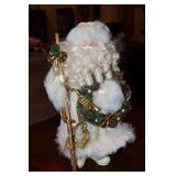 Victorian Santa Claus in white