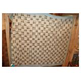 Handmade patchwork quilt 74 X 65 (some stains on