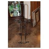 Wrought iron wall mount plate holder 34.5 inches