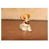 Miniature cast iron white fox terrier (possibly