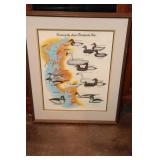 Paul Shertz artist proof print of Decoys of the