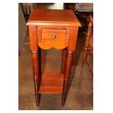 Pier 1 wooden side table 11.75 X 11.75 X 31.5