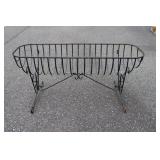 Wrought iron plant stand 44 X 15 X 20