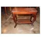 Mahogany side table 20 X 9.75 X 17