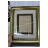 Shield Replica, US Picture, Abe Lincoln Letter,