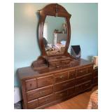 DRESSER AND MIRROR