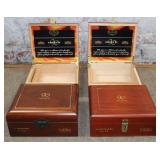 4 Torano Mahogany Cigar Boxes, high quality