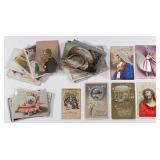 Over 50 Vintage Greetings & Names Postcards,