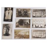 8 Prison & Institutional Real Photo Postcards,