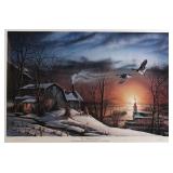 Terry Redlin -  Hand signed med print  "The