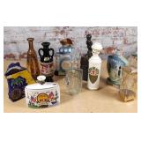 10 Vintage liquor bottles incl commemorative