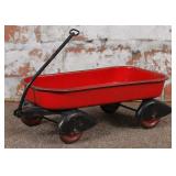 Antiique Pressed Steel Toy Wagon